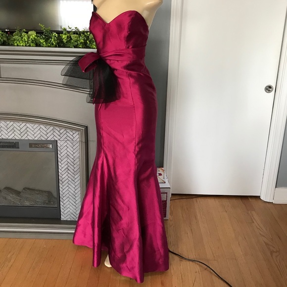Noir by Lazaro prom homecoming bridesmaid dress - Picture 5 of 13